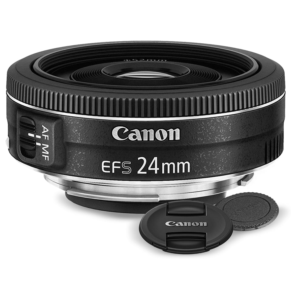 Canon EF-S 24mm f/2.8 STM Lens for DSLR Camera: Lightweight