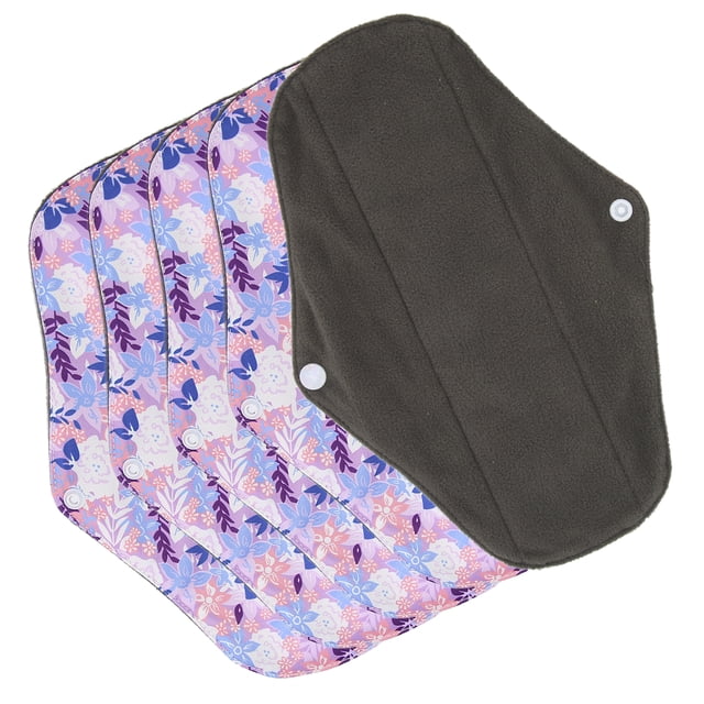 Serviettes Menstruelles Lavables, Serviette Sanitaire Imperméable Confortable et Réutilisable à Forte Absorption d'Eau pour Sortie pour Maison M21,M25