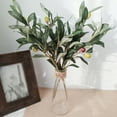 thumbnail image 2 of GETAJGHSD Olive Branch Picks Green Plastic 6Pcs 14.2x5.9In Realistic Style Decorative, 2 of 8