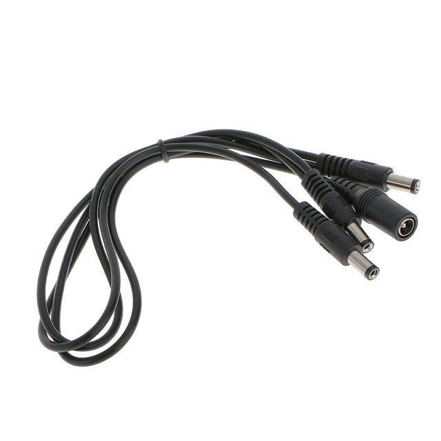 Cable Adaptador Divisor de Potencia Cadena de Suministro Efecto de Pedal Margarita 1 A 3 Sunnimix Cable de conexión en cadena de 1 a 3 vías