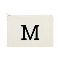 Personalized Modern Monogram Cosmetic Bag and Travel Make Up Pouch by The Cotton  Canvas Co.