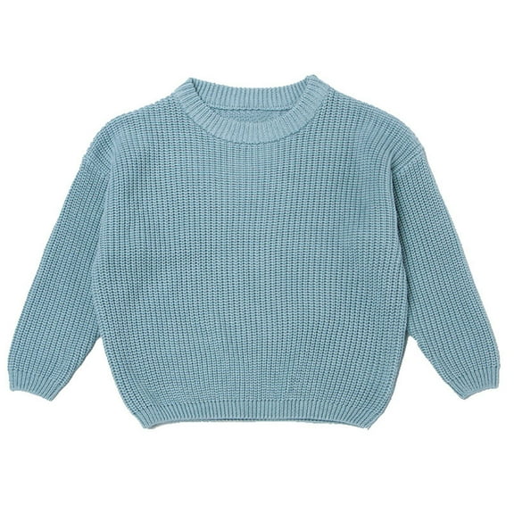 Wooowa Handmade Embroidered Cotton Knit Sweaters (Custom Name), Festive Knitwear for Toddler Winter Wear, Personalized Holiday Apparel