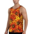 thumbnail image 2 of KLL Sunflower4 Print Men's Muscle Gym Workout Stringer Tank Tops Bodybuilding Fitness T-Shirts Tank Tops Men-3X-Large, 2 of 7