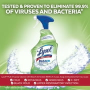 (9 pack) Lysol, Bleach, Multi-Purpose Cleaner, Foaming Spray, Antibacterial Cleaner, 32 fl oz