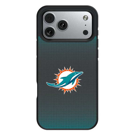 Miami Dolphins Linen Logo iPhone Bump Case