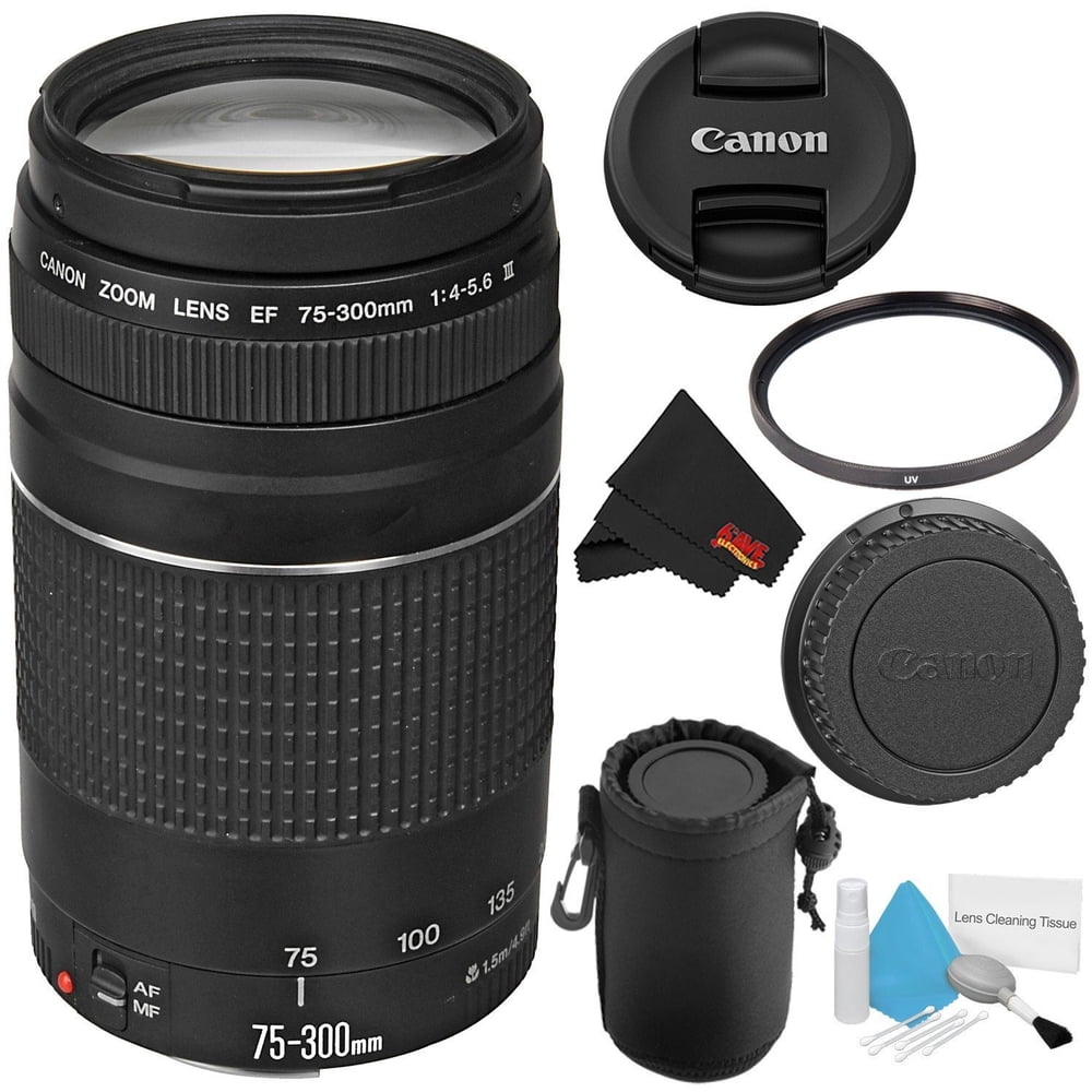 Pare-soleil ET-60 Pour Objectifs Canon 75-300mm & 55-250mm (58mm) - Plastique ABS Noir