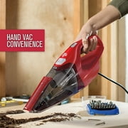 مكنسة كهربائية يدوية سريعة التقليب من Dirt Devil Scorpion SD20005RED