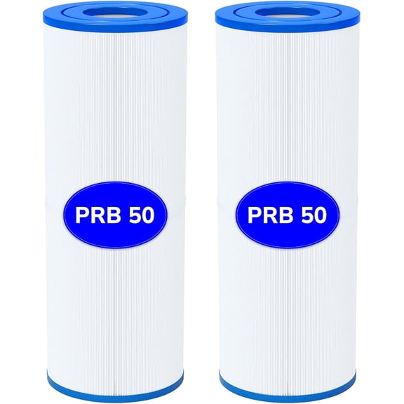2 Pack 50 sq.ft Spa Hot Tub Filters for Pleatco PRB50-IN, Unicel C-4950, Jacuzzi J210, J220, J235, J245, J275, Filbur FC-2390, 03FIL1600, 373045, 5x13 Drop in Spa Filter