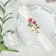 thumbnail image 4 of Servilleta rosa servilleta de aleación anillos para servilletas decoraciones de mesa servilleta de flores servilleta rosa anillos para servilletas de aleación anillos para ANGGREK Otros, 4 of 7