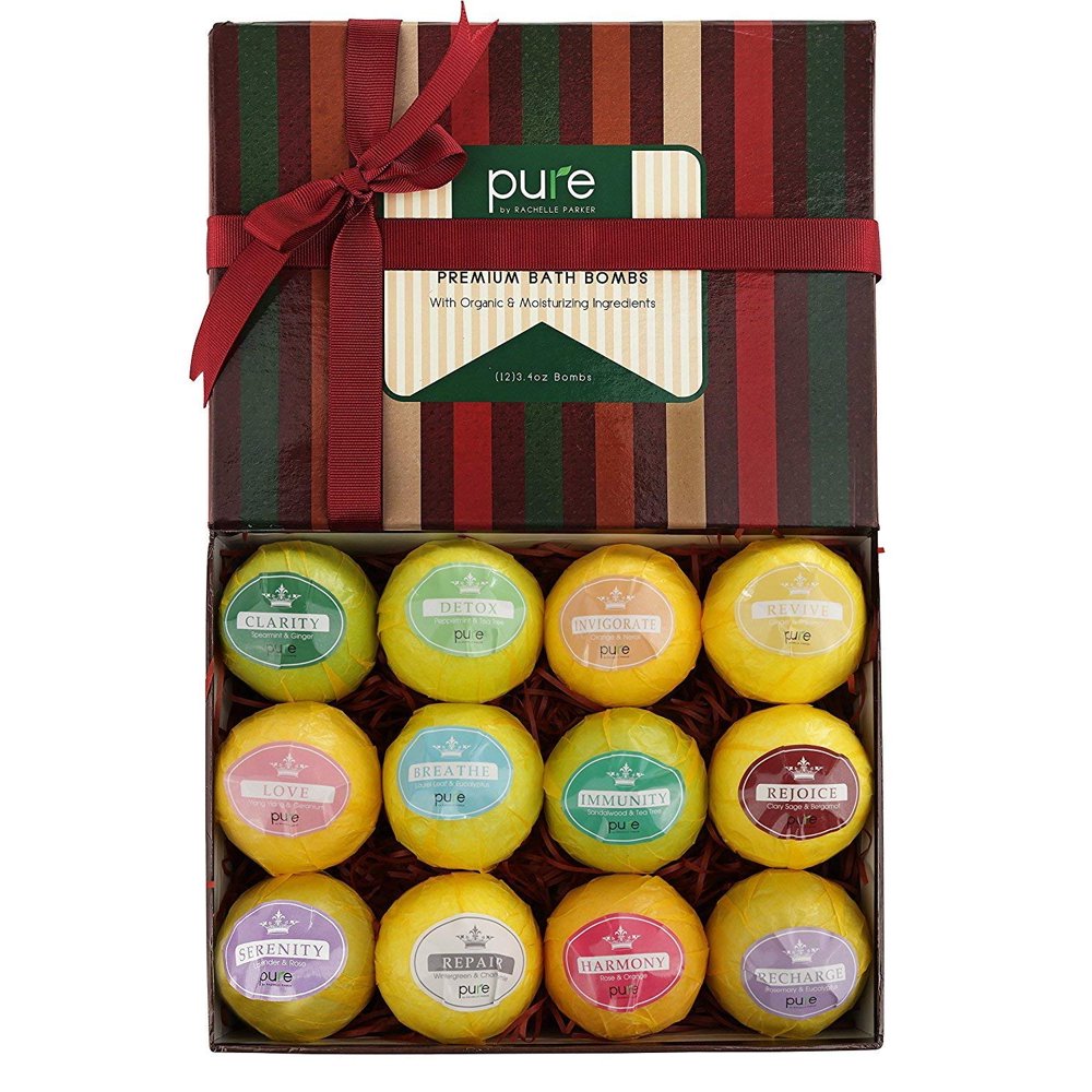 PURE Essential Oil Bath Aromatherapy! 12 Large Bath Bombs. - Walmart