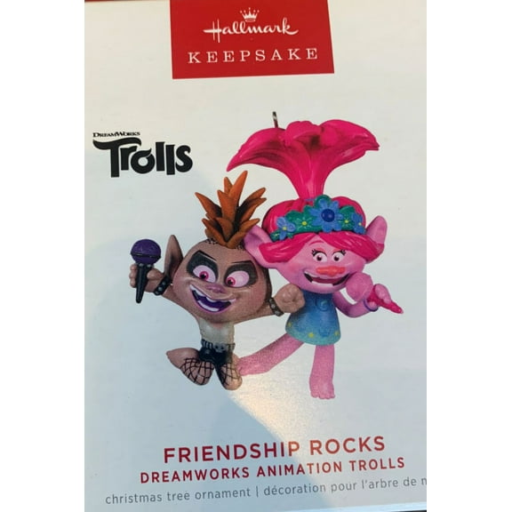 Hallmark Ornament 2022 Trolls Friendship Rocks