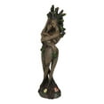 thumbnail image 4 of Nature Spirit Greenman And Tree Woman Gaia Dryad Ent Couple Embracing Figurine, 4 of 10