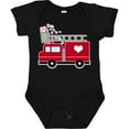 thumbnail image 3 of Inktastic Easter Red Firetruck with Pink Hearts Boys or Girls Baby Bodysuit, 3 of 5