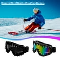 thumbnail image 3 of Vintage Rivet Ski Goggles, Rhinestone Snowboard Goggles for Men Women, Colorful Lens with Snowflake Pattern, Triple Anti-Fog PC Goggle, 3 of 6