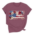 thumbnail image 4 of Patriotic Shirts July 4th Shirts for Women American Flag T-Shirts USA Fourth of July Casual Tee Top, 4 of 7