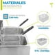 thumbnail image 4 of Freidora Eléctrica Onof de 12L, Acero Inoxidable, Profesional para Restaurantes o Comercios, Ajuste de Temperatura, 4 of 5