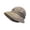 Coffee, variant on Women’s Ruched Trim Minimal Short Brim Bucket Cap with Tiered Gathered Crown for Neighborhood Strolls Brown