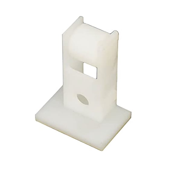 WRS White Nylon Window Roller & White Nylon Housing - 1-7/32"