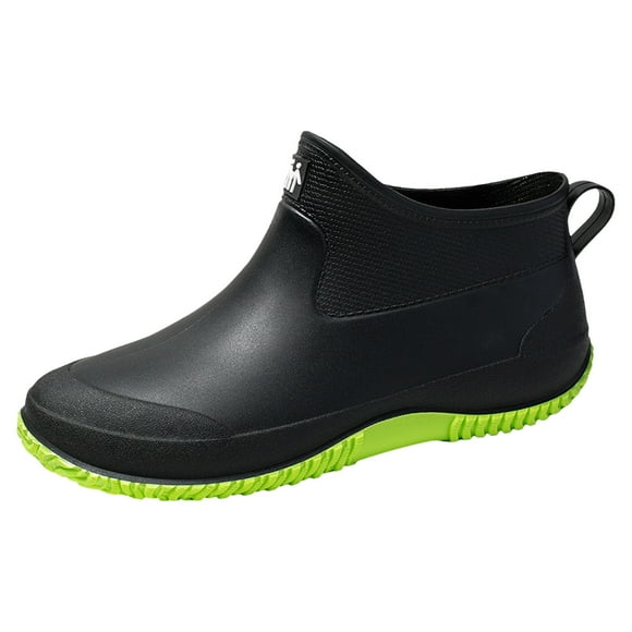 Stylish Women's Rain Shoes Rain for Women Wide Calf Mens Sneaker Winter -On Korean Version Solid for Women Rain Shoes for Women1 Color Fashion Short Tube Womens Designer Booties Womens Rain