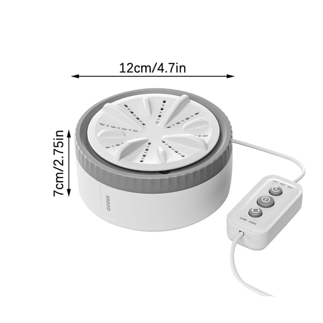 Portable Washing Machine,USB Powered 3 Timing Modes Mini Turbo Washing Machine And Dishwasher, Suitable For Travel,Business Trip,Home,Fruit Cleaning And Dish Wa