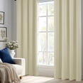 thumbnail image 2 of ZOPZO Room Darkening Blackout Curtains, Dark Beige, 52W x 108L Inch, Energy Saving Thermal Insulated Drapes for Bedroom and Nursery, Set of 2, 2 of 9