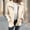 Beige, variant on Women's Fall/winter Lapel Solid Color Zip Up Pocket Jacket Mid Length Women's Coat Womens Light Jackets plus Size Rain Suit for Women Wool Leopard Coat Womens plus Size Winter Coats Women plus Puff
