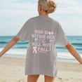 thumbnail image 1 of WILLBEST Chemise en Denim pour Femmes T-Shirt Décontracté Imprimé Col Rond Manches Courtes Ample 877, 1 of 7