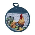 thumbnail image 1 of Round Pot Holder With Pocket (Rooster) - Set of 4, 1 of 1
