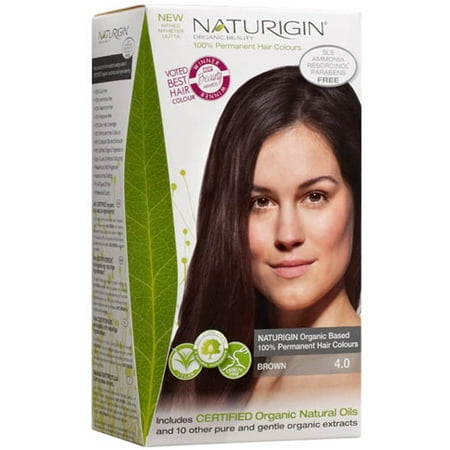Naturigin Permanent Natural Organic Based Hair Color, Brown - 1 (Best Organic Permanent Hair Color)