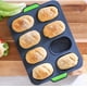 thumbnail image 4 of Moldes de Silicona Ovalados para Pan Francés, 8 Compartimentos, Antiadherentes, para Hornear Pan Francés. Bandeja para Hornear Mini Pasteles., 4 of 6