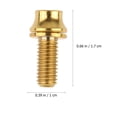 thumbnail image 2 of UPGRATOR 2Ud Tornillo De Aleación Para Uso En Deportes Y Color Dorado, 2 of 5