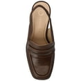 thumbnail image 5 of Journee Womens Henrika Moc Toe Open Heel Comfort Pumps, 5 of 9