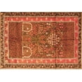 thumbnail image 1 of Ahgly Company Indoor Rectangle Persian Orange Traditional Area Rugs, 8' x 12', 1 of 1