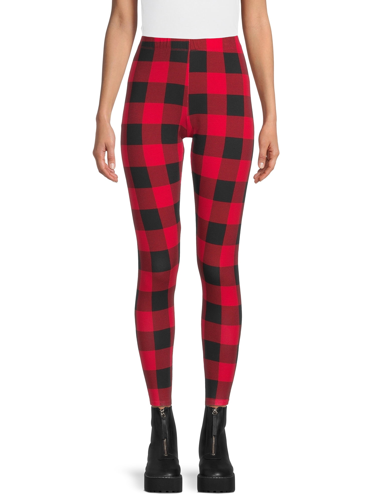 No Boundaries Juniors' Christmas Ankle Leggings