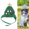 thumbnail image 3 of Sombrero de Navidad para mascota Zulema de algodón Verde L, 3 of 8