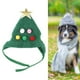 thumbnail image 3 of Sudadera con capucha y forma de árbol de Navidad para mascotas, color naranja, de algodón, para invierno. Verde L, 3 of 9