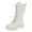 White, variant on Kureaily Children Shoes Fashionable Flat Boots Comfortable Soft Sole Leather Children Boots Princess Boots 4-4.5 Years