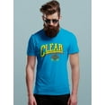thumbnail image 2 of Clear Your Mind Grunge Style T-Shirt Men -Image by Shutterstock, Male Small, 2 of 4