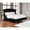 Black, variant on Deanna Queen Tufted Upholstered Bed Black
