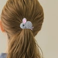 thumbnail image 4 of dajkiuy 1 Pcs Stuffed Bunny Hair Clips for Girls Cute Hairpins Barrettes for Kids Teens Women Non Slip Hair Bobby Pins Hair Accessories for Baby Toddlers (Gray), 4 of 7