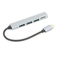thumbnail image 1 of Concentrador USB con transmisión estable de alta velocidad de 5 Gbps y disipación de calor eficaz. Mini estación de acoplamiento portátil., 1 of 14