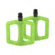 thumbnail image 1 of Pedal de bicicleta de nylon universal Unique Bargains con tiras reflectantes verde hierba, adecuado para ejes de 14 mm, pedal antideslizante para BMX MTB bicicletas de carretera 1 par, 1 of 7