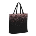 thumbnail image 2 of Naloa Rose Gold Glitter1 Tote Bag for Women, Foldable Tote Bag With Zipper, Large Shoulder Bag, Top Handle Handbag for Travel, Work, Shopping, 2 of 9