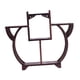 thumbnail image 2 of Expositor de madera, soporte de escritorio, estante decorativo para jarrones, estante para el hogar Estilo B, 2 of 9