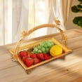 thumbnail image 1 of Cesta para servir de frutas Central de mesa decorativa de la bandeja Decoración Plato de comida seca con mango para la decoración de la fiesta de, 1 of 8