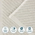 thumbnail image 4 of Superior Amelia Viscose Cotton Blend Medium Weight 12 Piece Towel Set, Beige, 4 of 11