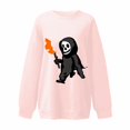 thumbnail image 4 of Futezty Womens Halloween Sweatshirts Graphic Crewneck Tops Casual Sweater Fashion Pullover, 4 of 4