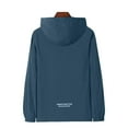 thumbnail image 3 of Zimjoy Mens Windbreaker Jacket Active Big and Tall Waterproof Athletic Hoodie Lightweight Hooded Rain Jacket with Zipper Pocket Golf Running Clothing, Royal Blue 2XL, 3 of 4