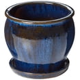 thumbnail image 1 of TRENDSPOT BLU 11" Drip Blue Studio Pot, 1 of 3