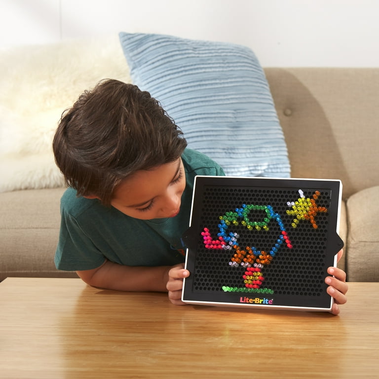 Lite-Brite Classic, Favorite Retro Toy - Create Art with Light, STEM, Educational Learning, Holiday, Birthday, Gift, Boys, Unisex, Kid, Toddler, Girls Age 4+
